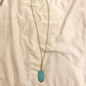 Kendra Scott Pendant Necklace Turquoise Blue